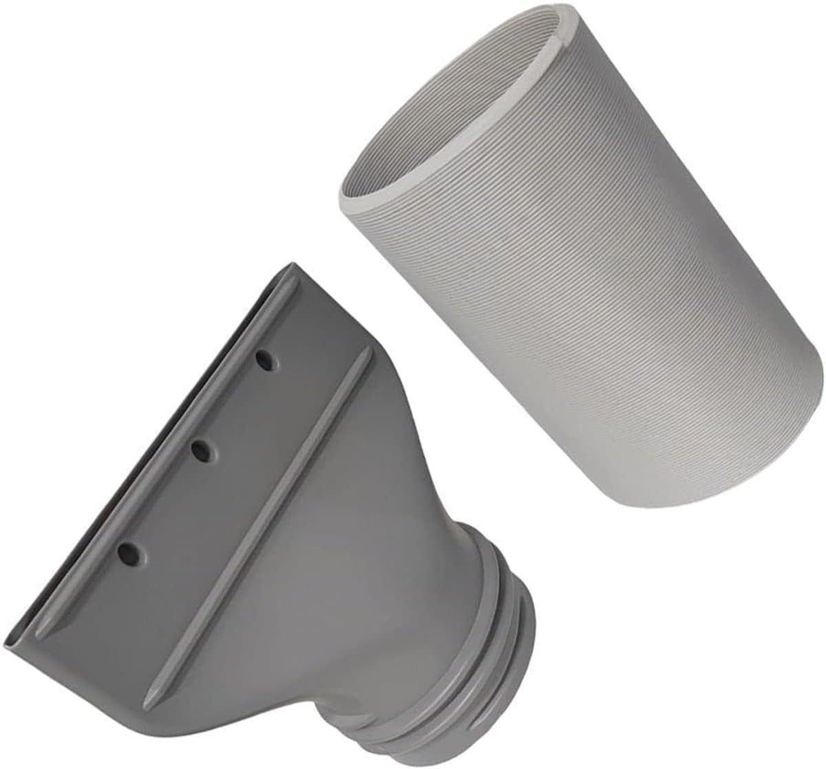 Afvoerslang Adapter - Platte Mond - Mobiele Airco - Veelzijdige Pasvorm - 1.5 Meter - Grijs — afbeelding 1