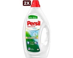 2 x Persil Fresh Active - Vloeibaar Wasmiddel - Witte en Gekleurde Was - Frisse Bries - 34 Wasbeurten