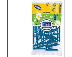 Wasknijpers - Kledingknijpers - Kleding Drogen - Kunststof Materiaal - 16 Stuks - Blauw