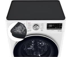 60x60cm wasmachineovertrek van siliconen,wasmachine en droger,zwart | wasmachinenonderlegger voor waskamer en keuken werkblad, waterdichte rubber beschermmat en isolatiemat