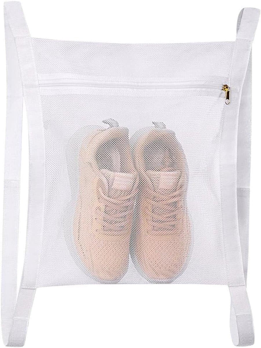 Herbruikbare Sneaker Was- en Droogzak 35 x 40 cm, Grote Honingraatzak met Rits voor Sneakers, Ideaal voor Wasmachine en Droger, Perfect voor Schoenen en Sportkleding — afbeelding 1