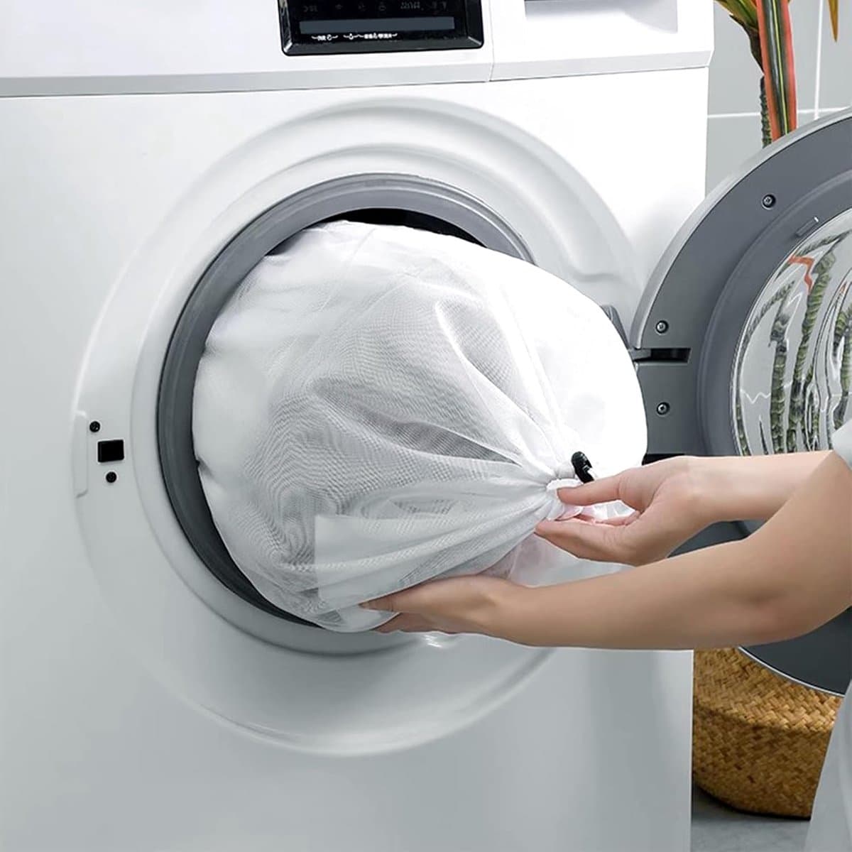 Wasnet voor Wasmachine - Polyester - Fijnmazig Ontwerp - Herbruikbaar - Voor Ondergoed en Beddengoed — afbeelding 1