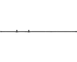vidaXL - Ophangset - voor - schuifdeur - 244 - cm - koolstofstaal