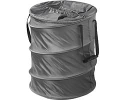 ProPlus Waszak opvouwbaar - Ø46 x 60 cm - Wasmand - Pop-up waszak - Waszak Opvouwbaar Camping - Zwart — afbeelding 1