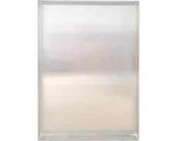 Lekbak Wasmachine - Roestvrij Staal Bak - Vloer Beschermen - Zonder Afvoer - 30x70x5cm - Zilverkleurig