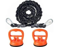 Bungee Cord Reiswaslijn met Zuignappen en Connectoren - Ideaal voor Binnen en Buiten Droogruimte