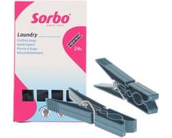 Sorbo Wasknijpers Recycled - 98% Gerecycled Kunststof - UV-Protectie - 24 Stuks