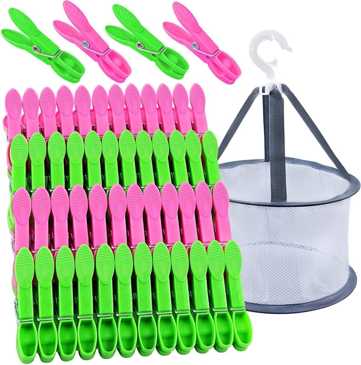 Wasknijpers Set - Kleding Klemmen - Kleding Drogen - Windbestendig Materiaal - 48 Stuks - Multicolor — afbeelding 1