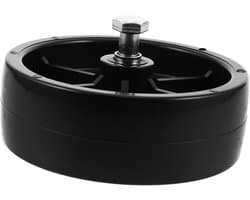 1set Zware Trailer Jack Wiel Vervangbaar Robuust Geschikt Voor Hydraulische Toepassingen Tot Steun Voor Trailers