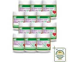 12 x HG ECO - Wasmiddeltoevoeging Tegen Stinkend Wasgoed - Effectieve Formule - 16 Wasbeurten - 500 g - Wasmiddel - Stankmoleculen - Wasgoed - Wasmiddeltoevoeging - Stinkend Wasgoed