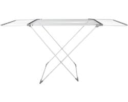 Home Deco Factory Wasrek/droogrek - wit - metaal - 108 x 55 x 94 cm - ophangen