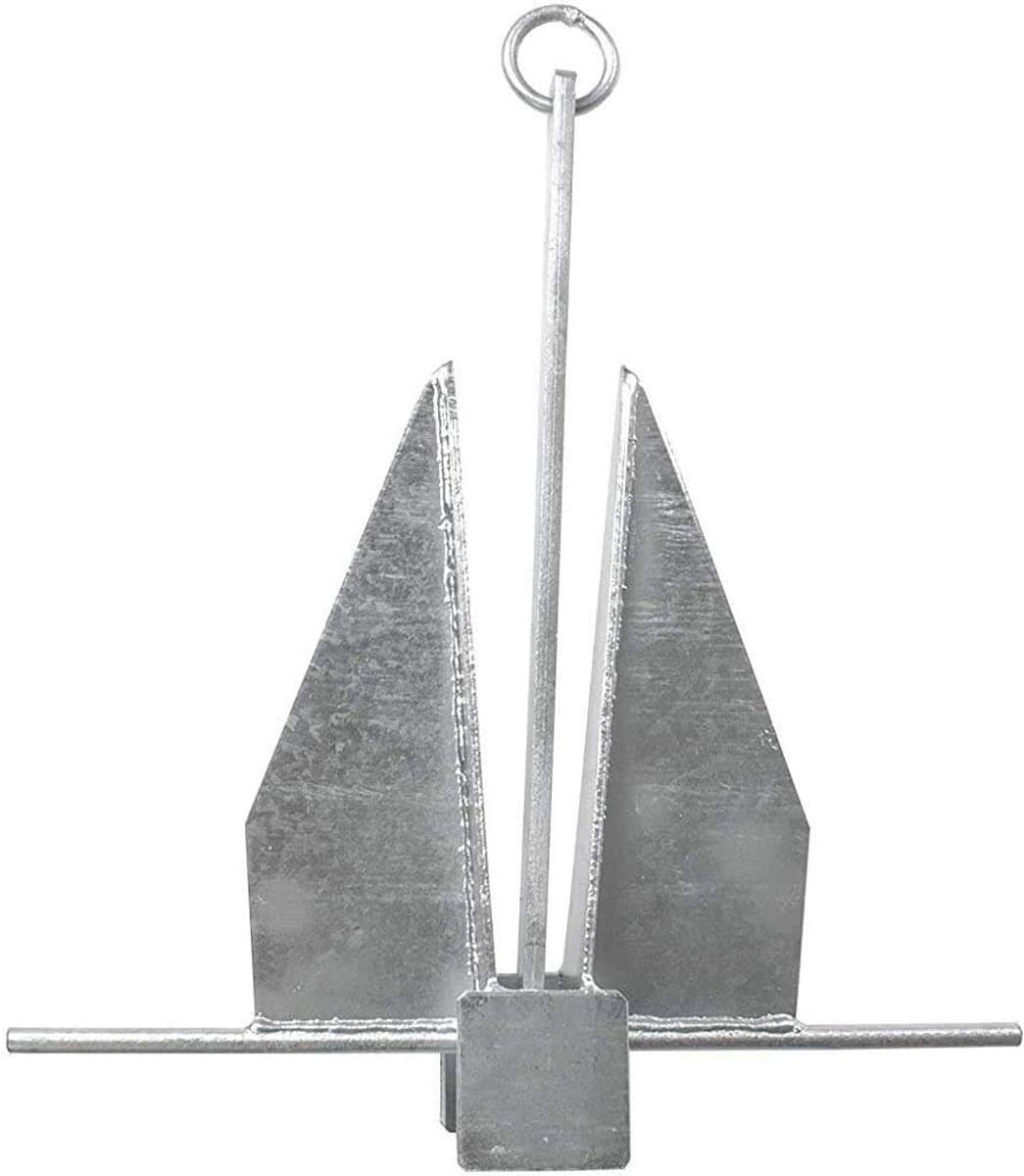 10 kg Gegalvaniseerd Stalen Platenanker voor Boot, Jacht en Zeilboot - Robuuste Verankering — afbeelding 1