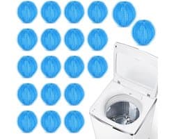 20 stuks dierenhaarverwijderaar, wasmachine, herbruikbare haarvanger en pluisballen, pluisvanger voor kleding en - ShopVlot