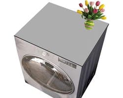 Wasmachinehoes, wasmachinehoes, wasmachine stofhoes, wasmachine stofhoes, wasmachinehoes, wasmachinehoes, voor wasmachines, grijs, 60 x 60 cm — afbeelding 1