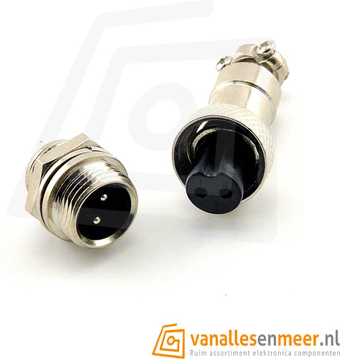 GX12-2 CONNECTOR, 2 PINS — afbeelding 1