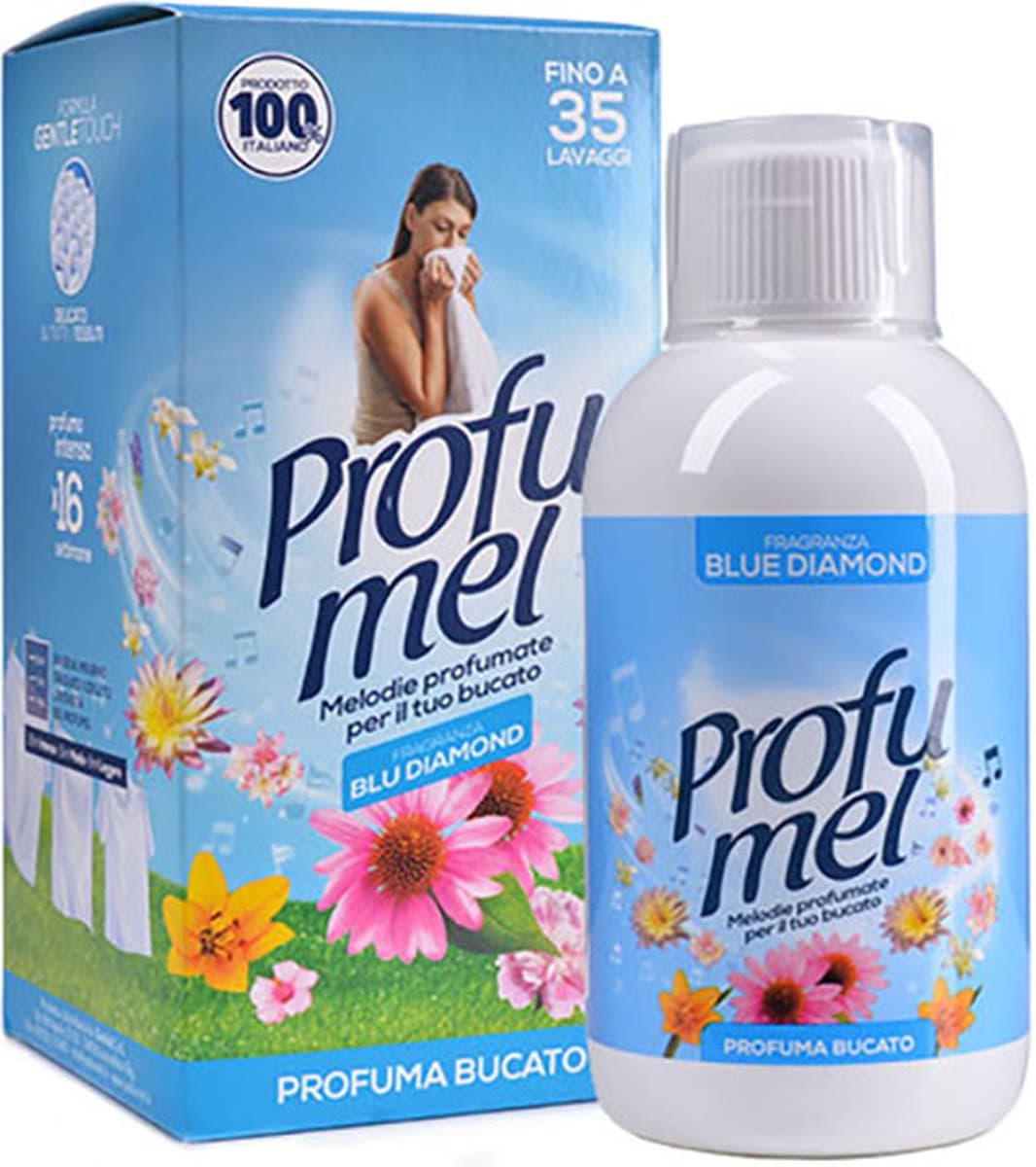 Wasparfum Profumel Blu Diamond 250 ml - Geur bij de was - Parfum bij de was - Parfum voor de was - Geurbooster - Nieuwste Wassensatie — afbeelding 1