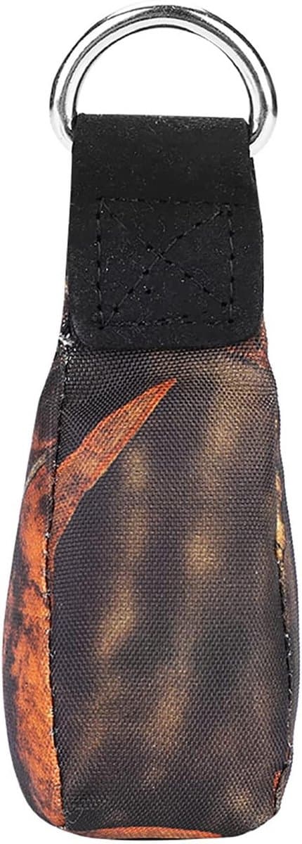 Klimtouw Zak - Gooizak Slinger - Boomklimmen Outdoor - Roestvrijstalen Ring - 11 x 4.5 cm - Legergroen — afbeelding 1
