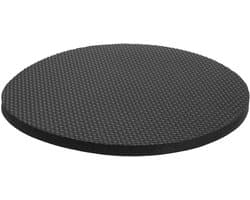 Geluidsmat Keukenapparaat - Trillingskussen Schokdemper - Stabiele Bereiding - Effectieve Geluidsdemping - 26x26x1 cm - Zwart