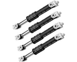Wasmachine Schokdempers - Trillingsdempers Stabilisatoren - Wasmachine Stabiliseren - Verbeterde Vibratiecontrole - 4 stuks - Zwart