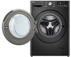 LG W4WR70X6YB - WAS-DROOGCOMBINATIE 10/6 KG - Zwart