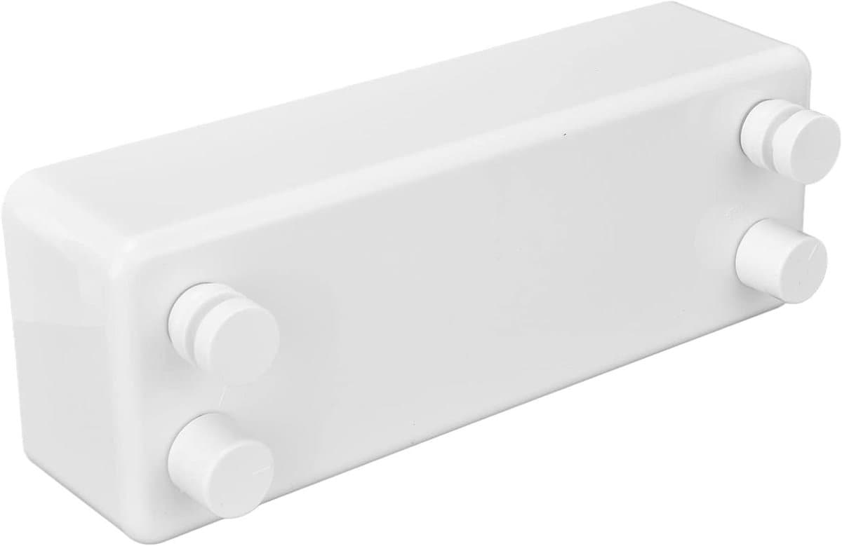 Waslijn Uittrekbaar - Drooglijn Binnen - Kleding Drogen - Dubbele Sterke Koorden - 4 Meter - Zilver — afbeelding 1
