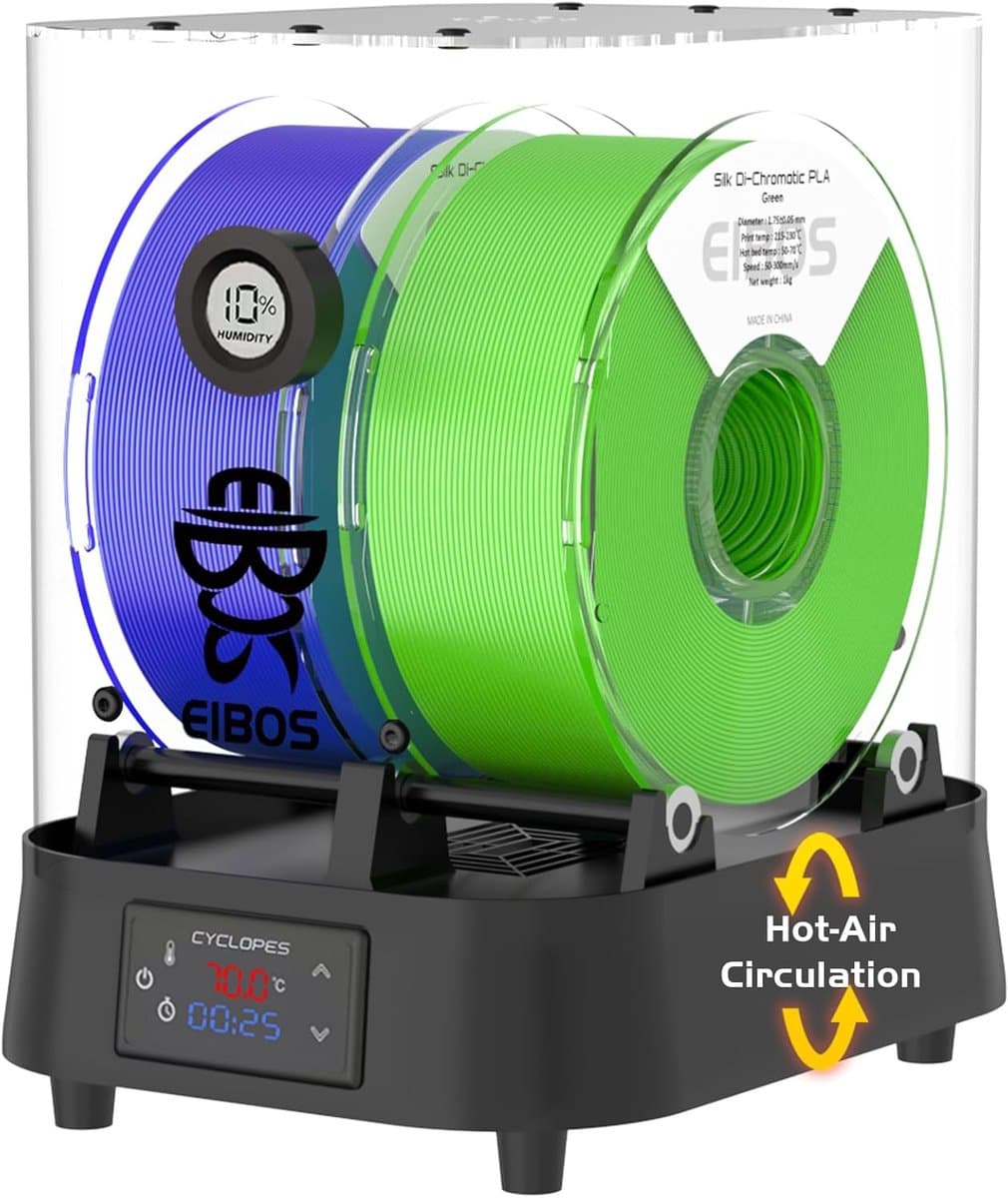 Filament Droogbox voor 3D Printer Materialen - Met Timer en Temperatuurregeling — afbeelding 1