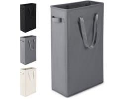 Slimme opvouwbare wasmand - Waterdichte stof, handgrepen en gaasdeksel - 45 liter capaciteit