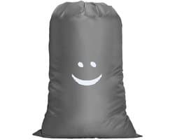 Dailygoody - Waszak voor reizen - Waterdicht - Grote capaciteit - Grijs - Vuile was wasverzamelaar - Perfect voor studentenhuizen en camping