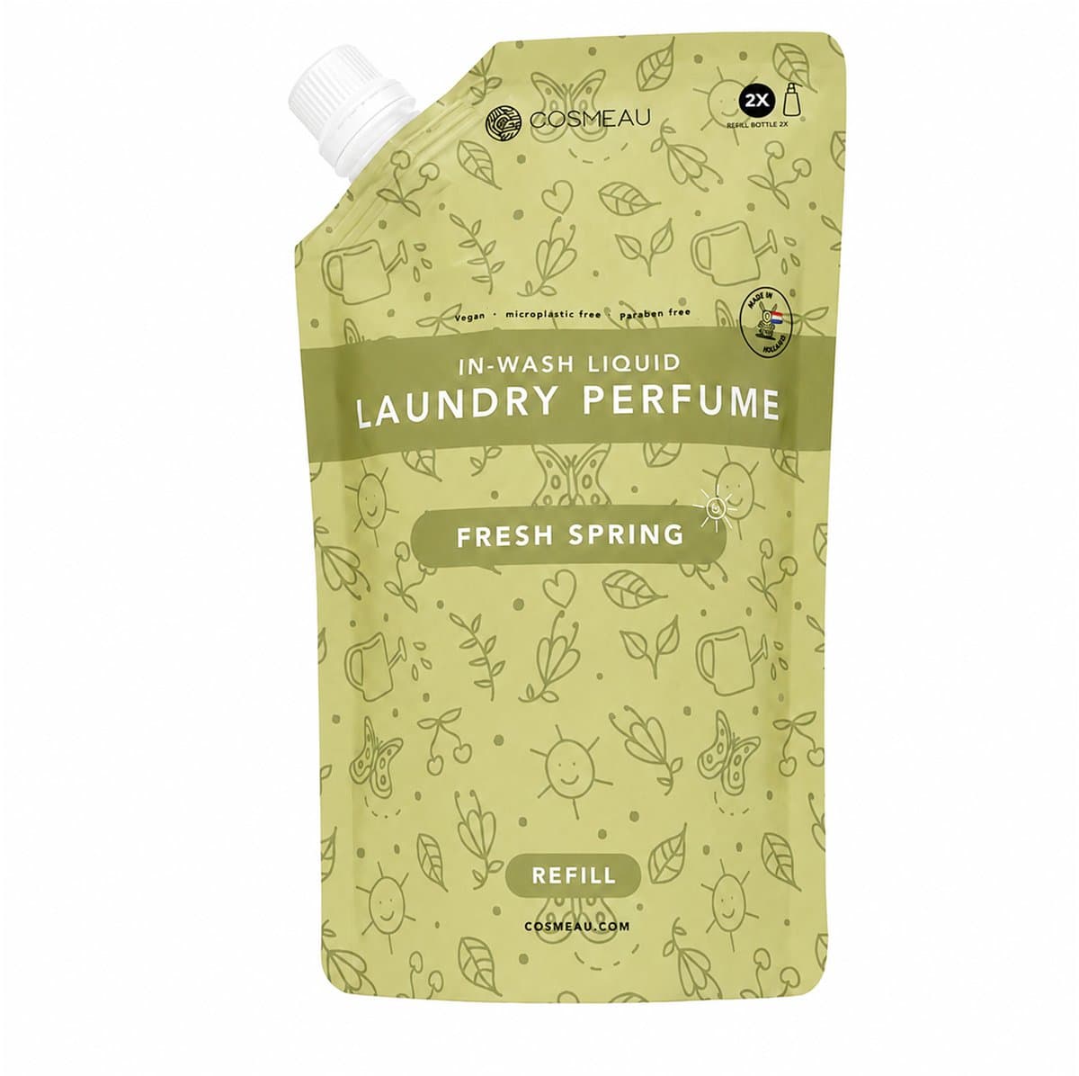 Cosmeau Wasparfum Lentefris - Navulling - Textielverfrisser — afbeelding 1