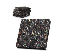 Lexium Anti Trillingsmat Wasmachine - en Wasdroger - Geluidsdempende Antislip Mat - Rubber Mat Trillingsdempers - Trillingsdempers wasmachine – Extra dik - Voetjes wasmachine & droger - Wasmachine demper – Anti trillings - vibratie - dempers pads – A