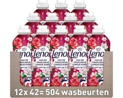 Lenor Wasverzachter - Jasmijn & Rose de Mai - 12 x 42 Wasbeurten