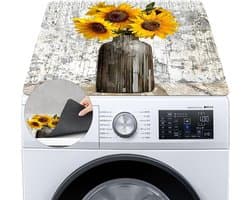 Antislip Wasmachine Onderlegger en Afdekking 60x60 cm Rubber