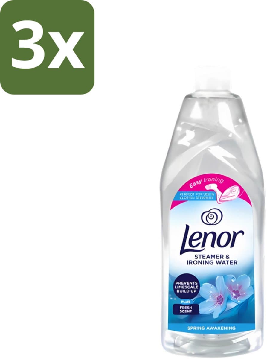 Lenor - Strijkwater - Spring Awakening - Textielverfrisser - 1000 ml - Bulkverpakking - 3 stuks — afbeelding 1