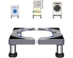 Wasmachine Verhoger - Wasmachine Opbouwmeubel - Wasmachine Sokkel - Anti Slip & Verstelbaar - Ook voor Droger, Koelkast en Vriezer - 150 Kg Draagkracht - 4 Poten - Hoogte 13-16 cm - van Imperatoris