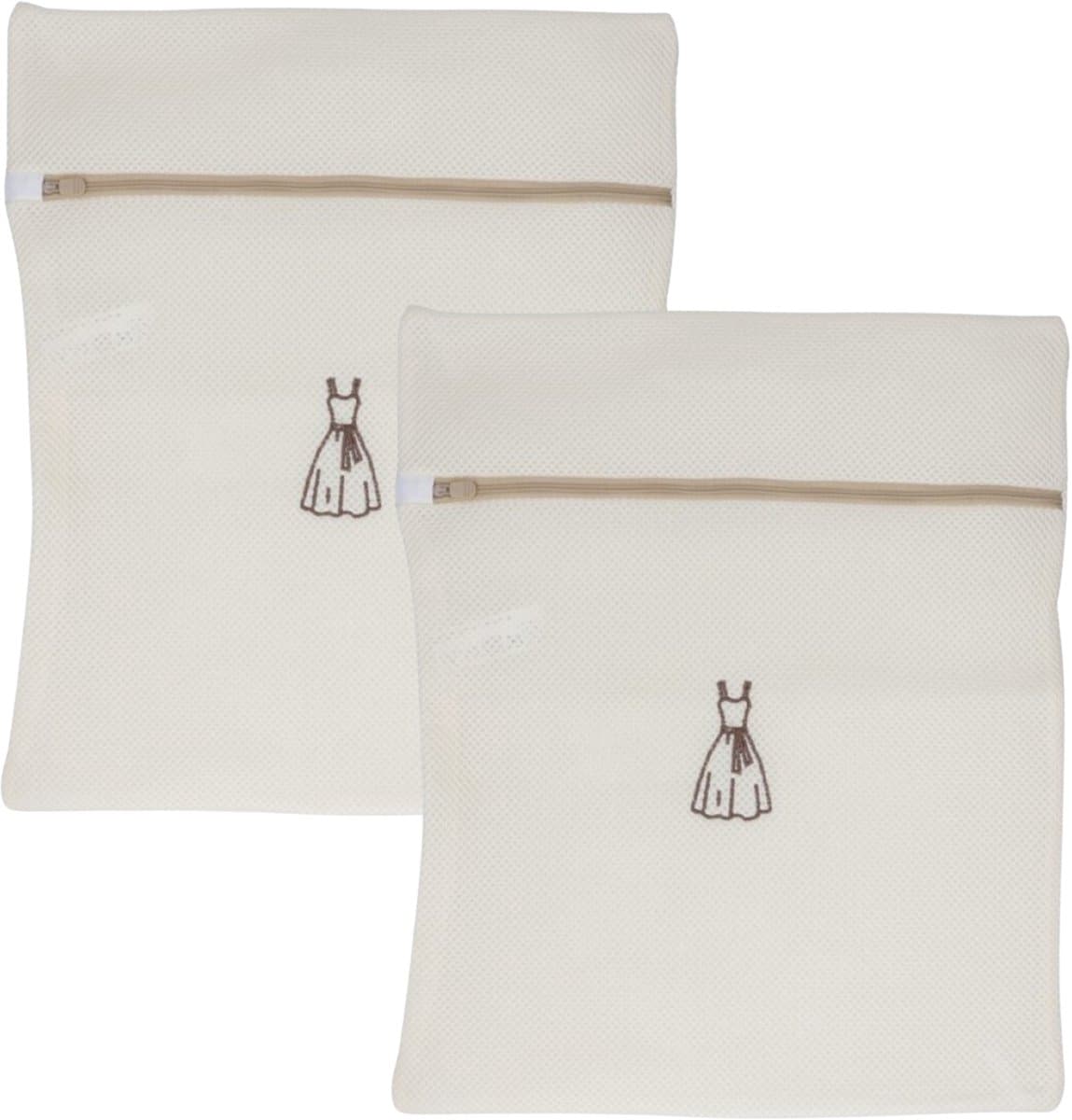 Gerimport waszakken Iris - 2x - 40 x 50 cm - voor delicaat wasgoed - lingerie/bh waszak — afbeelding 1
