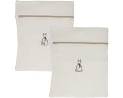 Gerimport waszakken Iris - 2x - 40 x 50 cm - voor delicaat wasgoed - lingerie/bh waszak
