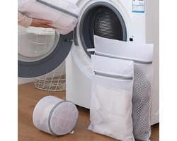 Vijf waszakken van mesh Geschikt voor ritssluiting bieden uitstekende ventilatie en zijn ideaal Geschikt voor het wassen van ondergoed en delicate kleding, Geschikt voor zowel thuis als op reis.