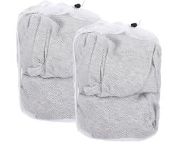 Waszakken (2 stuks) - Polyester - Met trekkoord - 40 x 30 cm