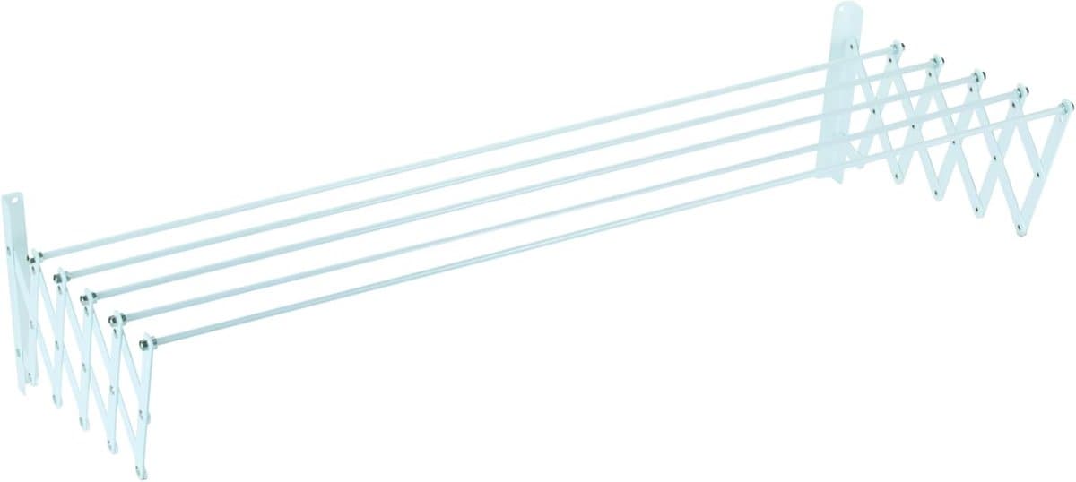 Wandmontage Witte Airer 90 cm, Staal, 90 x 78 x 26,5 cm — afbeelding 1