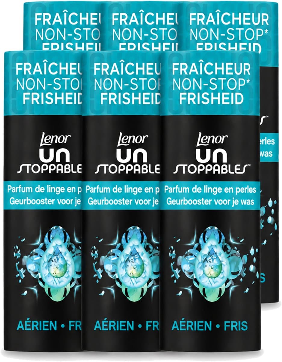6 x Lenor Unstoppables - Geurbooster - Fris - 13 Wasbeurten - Voordeelverpakking - 6 stuks — afbeelding 1