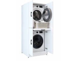 Roomart DORA-I Wasmachine Ombouwkast 70x186 cm - Wit