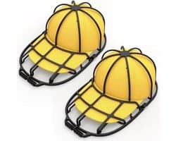 2 stuks - Hoedenrek - Hoedenreiniger - Speciaal voor baseballpetten - Geschikt voor vaatwasser en wasmachine - Zwart