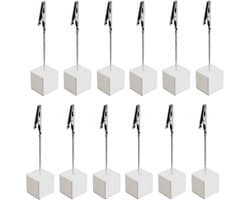 Houten Fotohouders en Memoclips - 12 Stuks - Ideaal voor Foto's en Notities — afbeelding 1