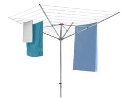 Metaltex - Droogmolen Meteor - met Grondanker - 60 meter drooglengte - Aluminium — afbeelding 1