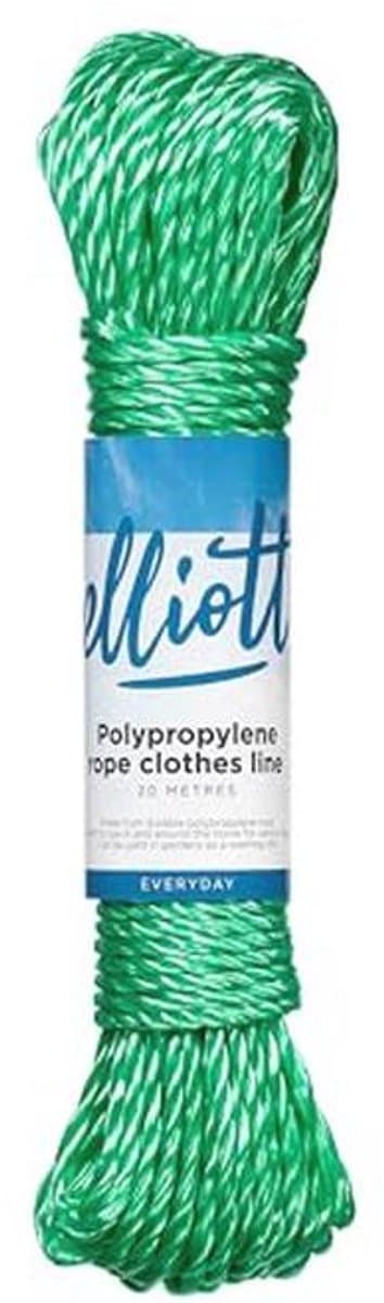 Polypropyleen Waslijn 20 Meter - Extra Sterk, Weer- en Roestbestendig voor Buiten en Camping — afbeelding 1