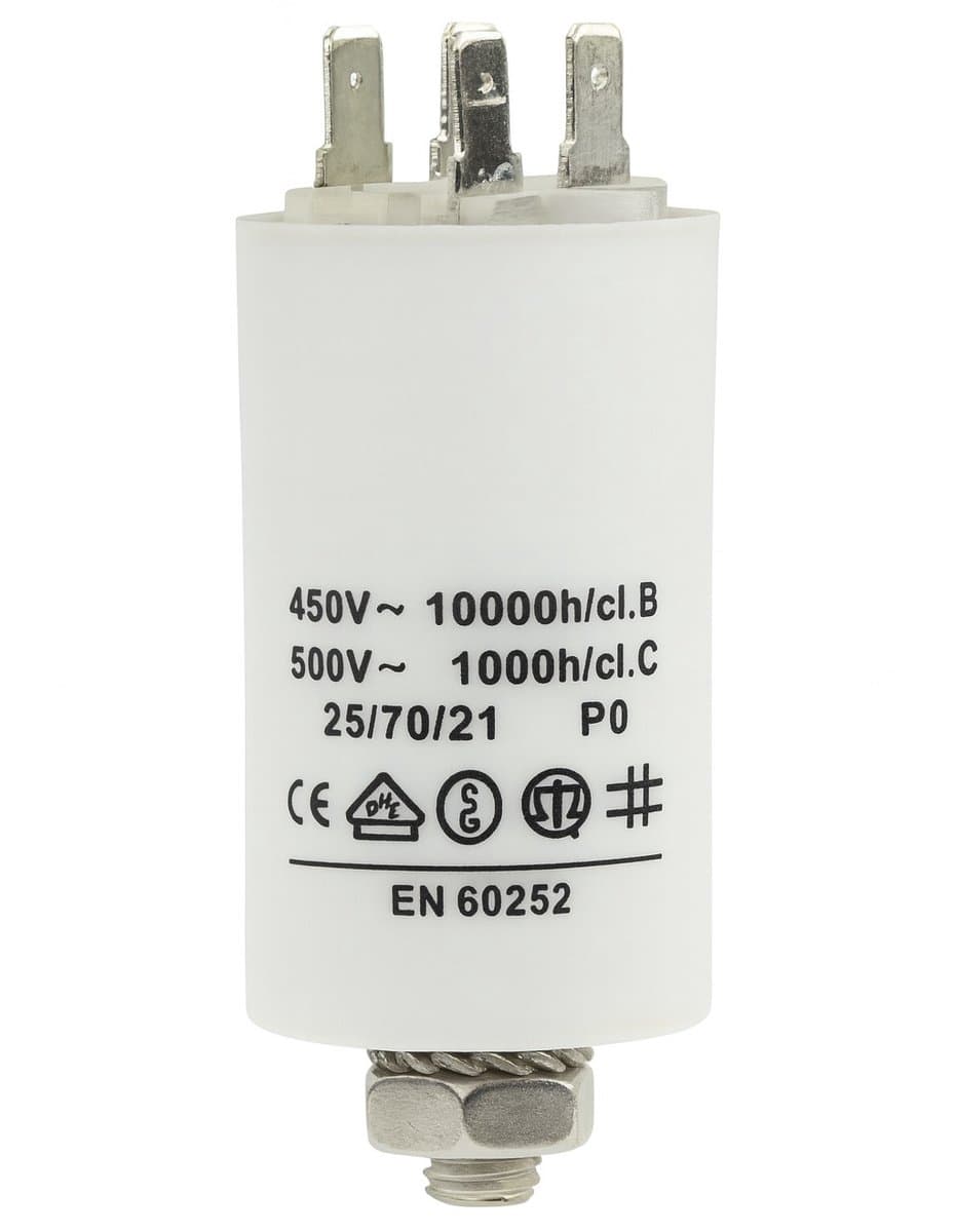 Capacitor 20.0uf / 450 v + Aarde — afbeelding 1