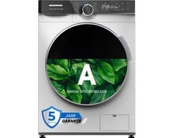 Heinner HWDM-M814IVKA Slanke Was-droogcombinatie - 8 kg Wassen / 6 kg Drogen - 1400 tpm - Stoomfunctie - Energieklasse A/D - Inverter Motor - LED Touch Display - 5 Jaar Garantie - Wit — afbeelding 1