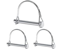 Buisvouwpennen M10 x 70 mm - Gegalvaniseerd staal - Roestwerend - Voor beveiliging van apparatuur - ShopVlot