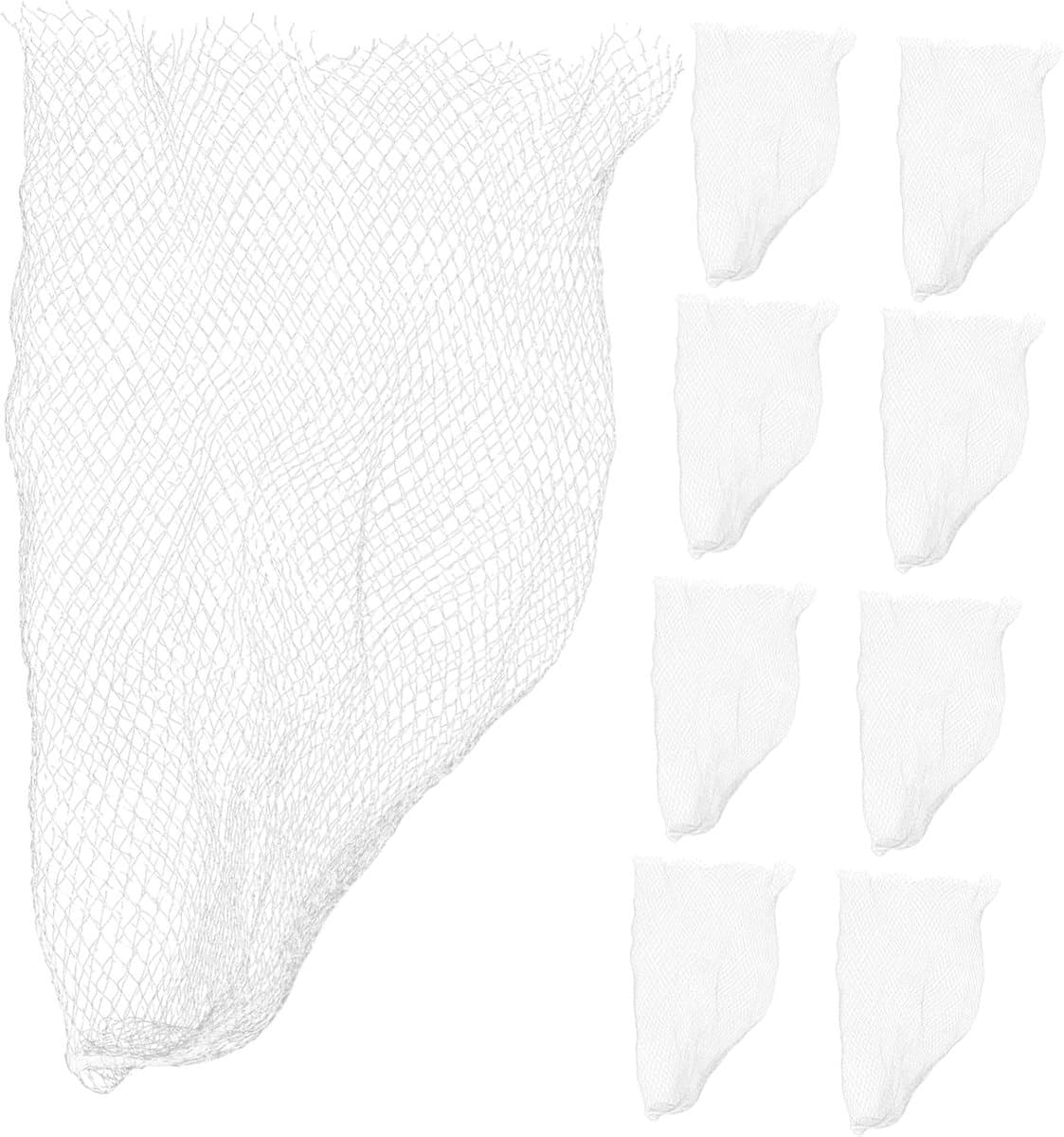 Net Tassen - Opbergzakken - Zeevoedsel Opslag - Herbruikbaar Nylon - 100 Stuks - Wit — afbeelding 1