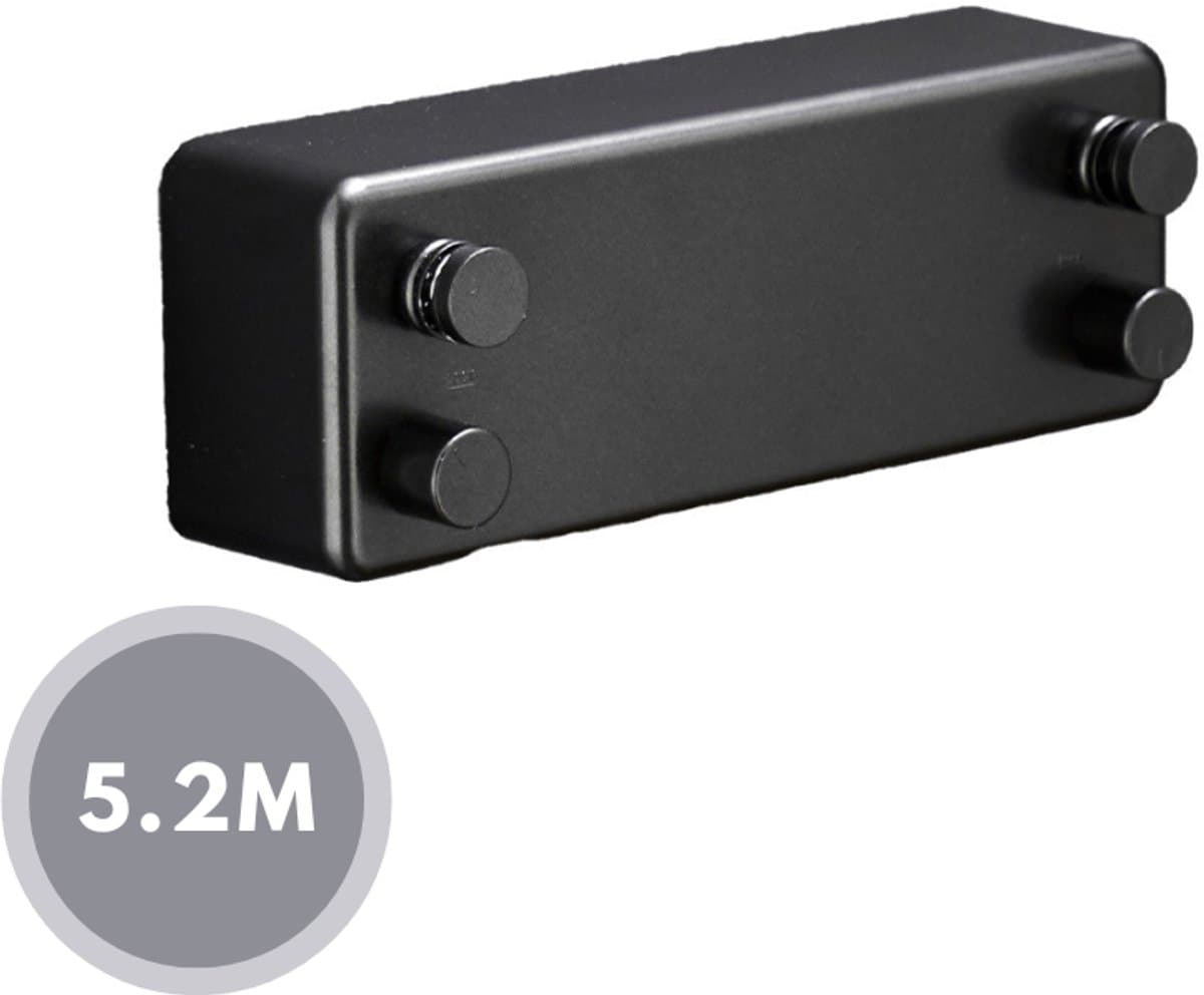 Livista Uittrekbare Waslijn – 10,4M Totale Lengte(2 x 5,2M) – Tot 20 kg – Sterke Stalen Kern – Drooglijn – Zonder Boren – Gelijkmatig Oprolbaar – Binnen & Buiten — afbeelding 1